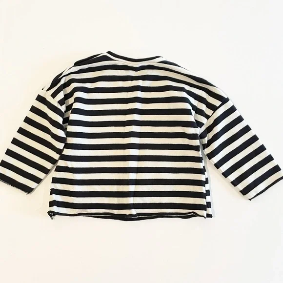 Zara 18-24M striped long sleeve top - Picture 2 of 4